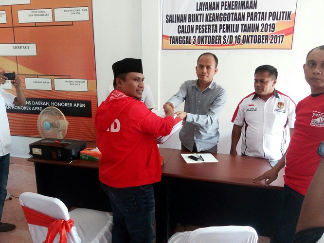 DPD PSI Kabupaten Muna Mendaftar Peserta Pemilu – Partai 