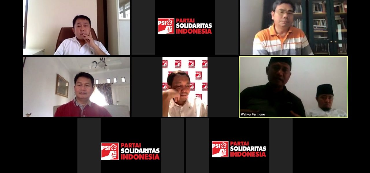 Taati Social Distancing, PSI Gelar Wawancara Online dengan Tiga Bakal Calon Wali Kota Surabaya
