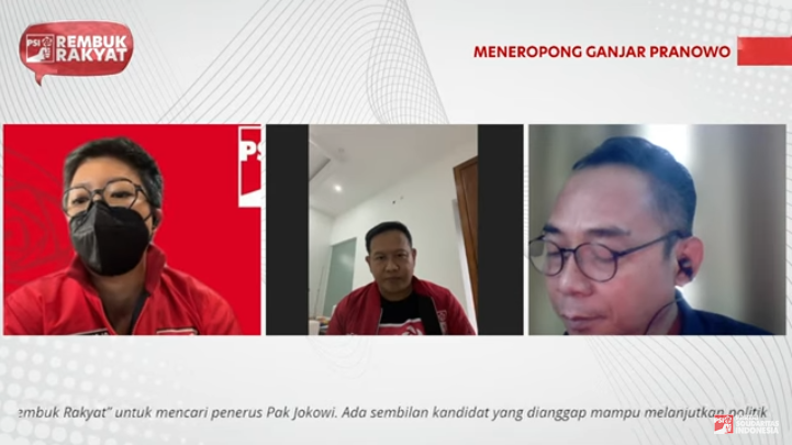 Biasanya Bedah Rumah Rakyat, Kali ini Ganjar Dibedah di Rembuk Rakyat PSI