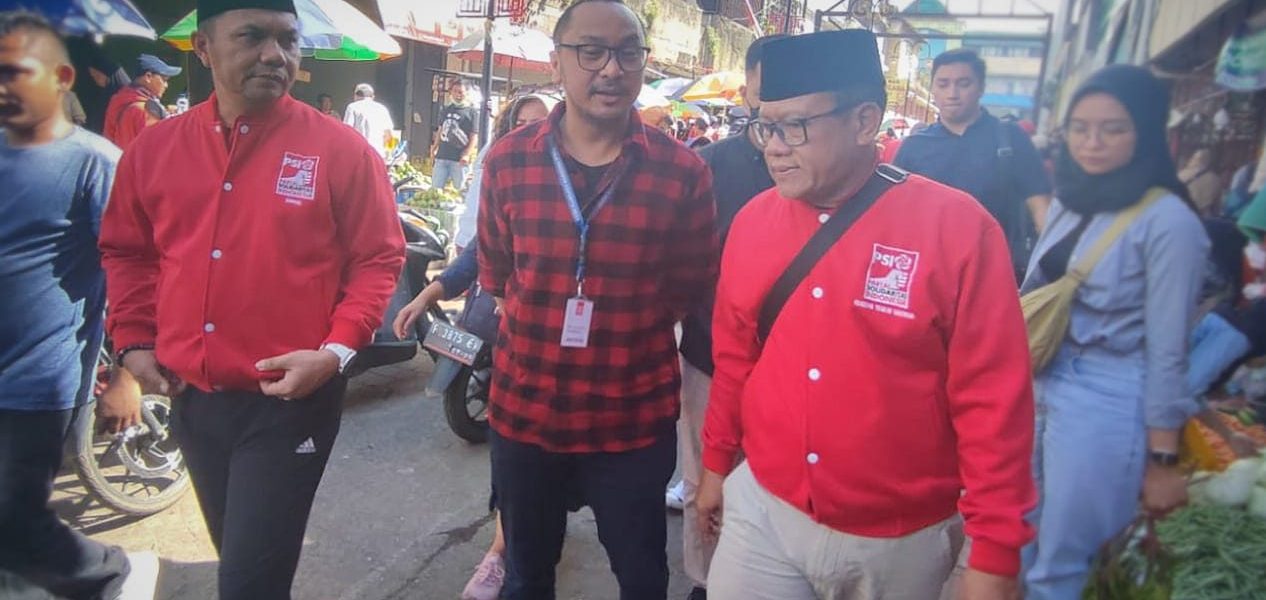 Giring Ganesha Tebar Pesona, Kunjungi Pasar Pedati Bogor