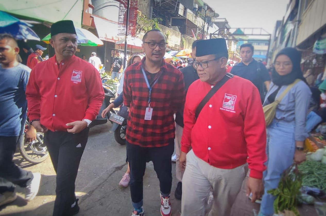 Giring Ganesha Tebar Pesona, Kunjungi Pasar Pedati Bogor