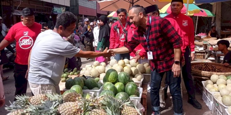 Blusukan ke Bogor, Giring Ganesha Sebut Pasar Adalah Jantungnya Ekonomi